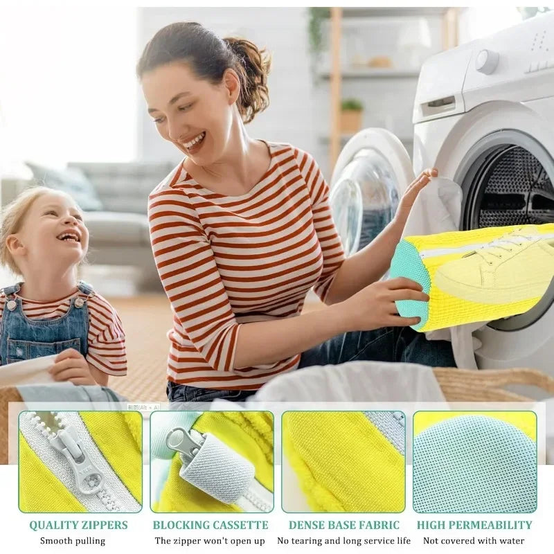 Shoe laundry bag